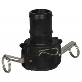 1-1/4" Cam Action Coupler Fitting, Female Coupler x Hose Shank