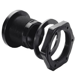 3" PP Female NPT Bulkhead Fitting