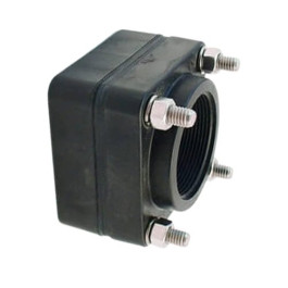 3" PP Female NPT Bolted Fitting