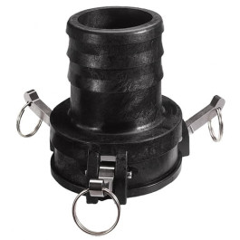4" Cam Action Coupler Fitting, Female Coupler x Hose Shank