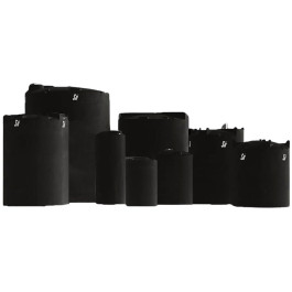 290 Gallon ASTM Black Heavy Duty Vertical Storage Tank