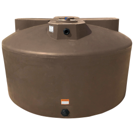1075 Gallon Mocha Vertical Water Storage Tank