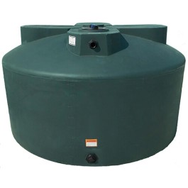 1075 Gallon Dark Green Vertical Water Storage Tank