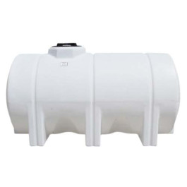 725 Gallon White Horizontal Leg Tank