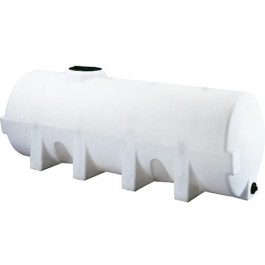 1025 Gallon White Horizontal Leg Tank