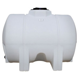 525 Gallon White Horizontal Leg Tank