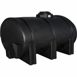 1035 Gallon Black Elliptical Leg Tank
