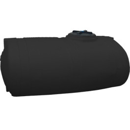 500 Gallon Black Elliptical Tank