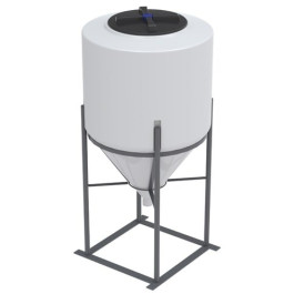 85 Gallon Inductor Cone Bottom Tank with Stand