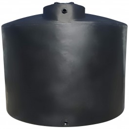 3000 Gallon Black Vertical Water Storage Tank