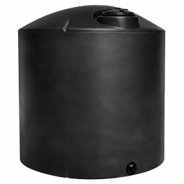 5000 Gallon Black Vertical Storage Tank