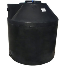 305 Gallon Black Vertical Water Storage Tank