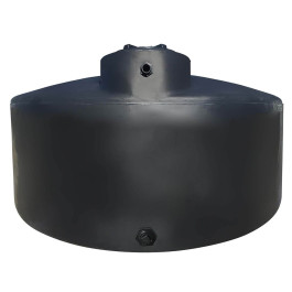 550 Gallon Black Vertical Water Storage Tank