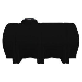 725 Gallon Black Horizontal Leg Tank