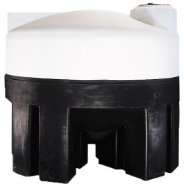 550 Gallon Cone Bottom Tank with Poly Stand