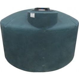 1100 Gallon Dark Green Vertical Water Storage Tank