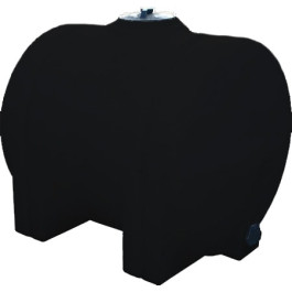 125 Gallon Black Horizontal Leg Tank