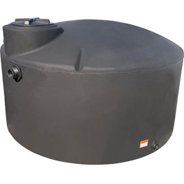 1100 Gallon Black Vertical Water Storage Tank