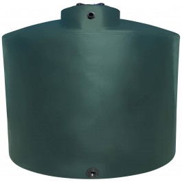 2500 Gallon Green (California Only) Vertical Water Storage Tank