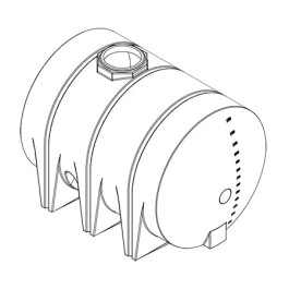 1310 Gallon Drainable Leg Tank