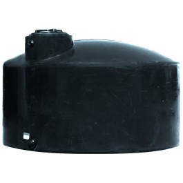 1500 Gallon Black Vertical Water Storage Tank