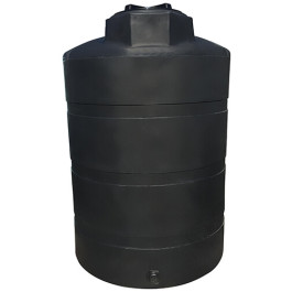 500 Gallon Black Heavy Duty Vertical Storage Tank