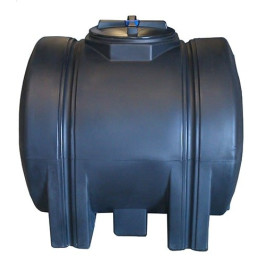 425 Gallon Black Horizontal Leg Tank