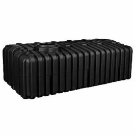 2400 Gallon Black Low Profile Transport Tank