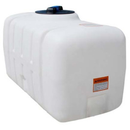 50 Gallon White Ribbed PCO Tank