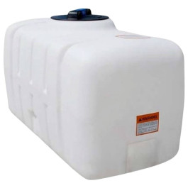 100 Gallon White Ribbed PCO Tank