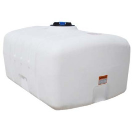 150 Gallon White Ribbed PCO Tank