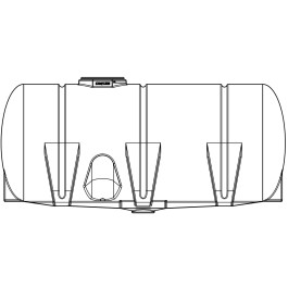 1315 Gallon Drainable Leg Tank