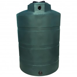 500 Gallon Dark Green Vertical Water Storage Tank