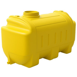 66 Gallon Yellow Blow-Molded Spot Sprayer Tank