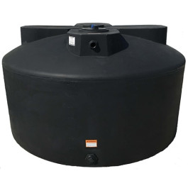 1075 Gallon Black Vertical Water Storage Tank