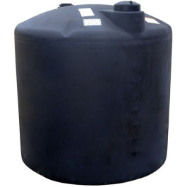 220 Gallon Black Vertical Water Storage Tank