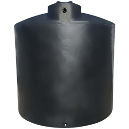 11000 Gallon Black Vertical Water Storage Tank