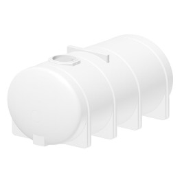 3250 Gallon White Elliptical Leg Tank
