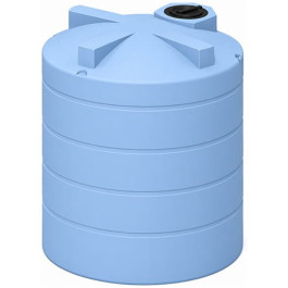 3450 Gallon Light Blue Vertical Storage Tank