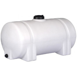65 Gallon White Horizontal Leg Tank