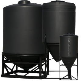 1500 Gallon XLPE Heavy Duty Cone Bottom Tank