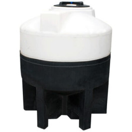 175 Gallon Cone Bottom Tank with Poly Stand
