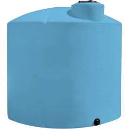 6500 Gallon Light Blue Heavy Duty Vertical Storage Tank