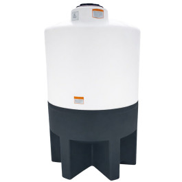 310 Gallon Cone Bottom Tank with Poly Stand