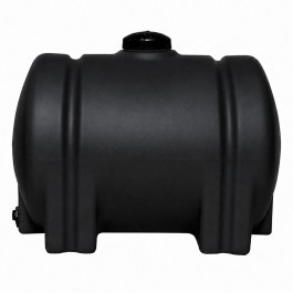 55 Gallon Black Horizontal Leg Tank