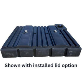 8" Lid Installed for Above Ground Septic Holding Tank