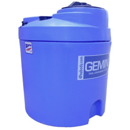 20 Gallon Blue Gemini Double Wall Tank