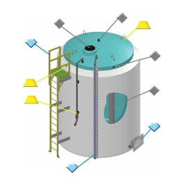 1000 Gallon Platinum Pak 1.9 SG HDPE Double Wall Tank