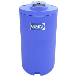 160 Gallon Blue Heavy Duty Gemini Double Wall Tank