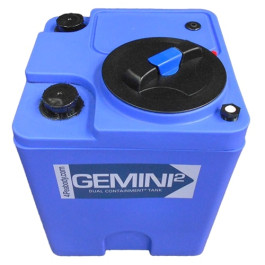 20 Gallon Blue Heavy Duty Gemini Double Wall Tank